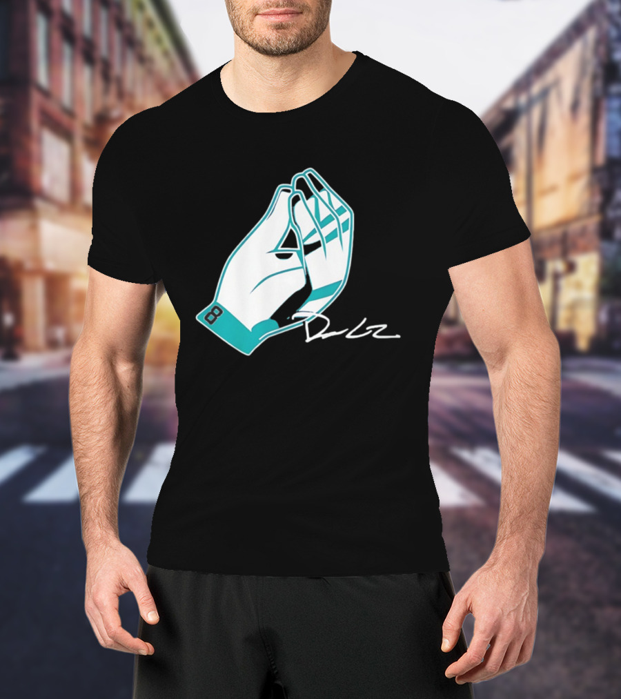 Dominic Canzone Seattle Mariners Che Vuoi Hand Gesture 8 Signature T-Shirt
