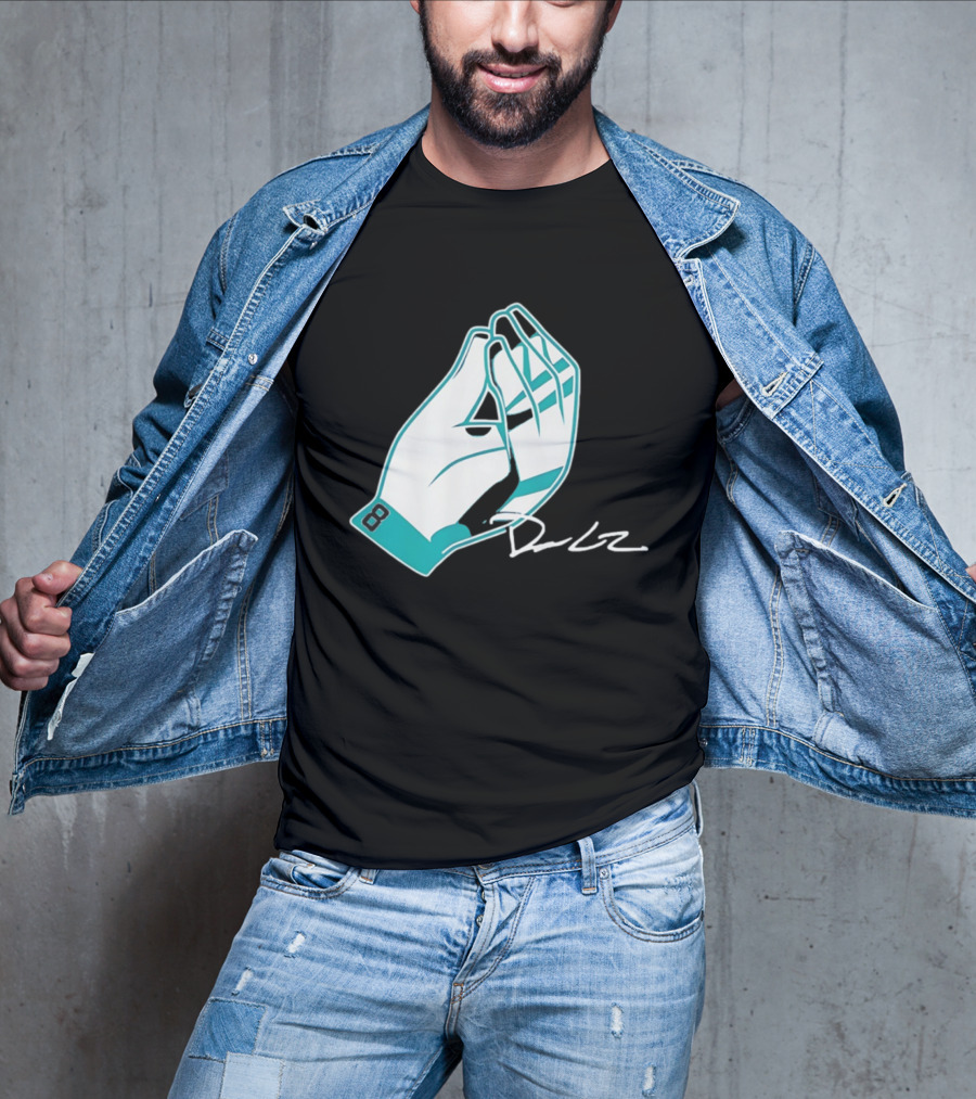Dominic Canzone Seattle Mariners Che Vuoi Hand Gesture 8 Signature T-Shirt
