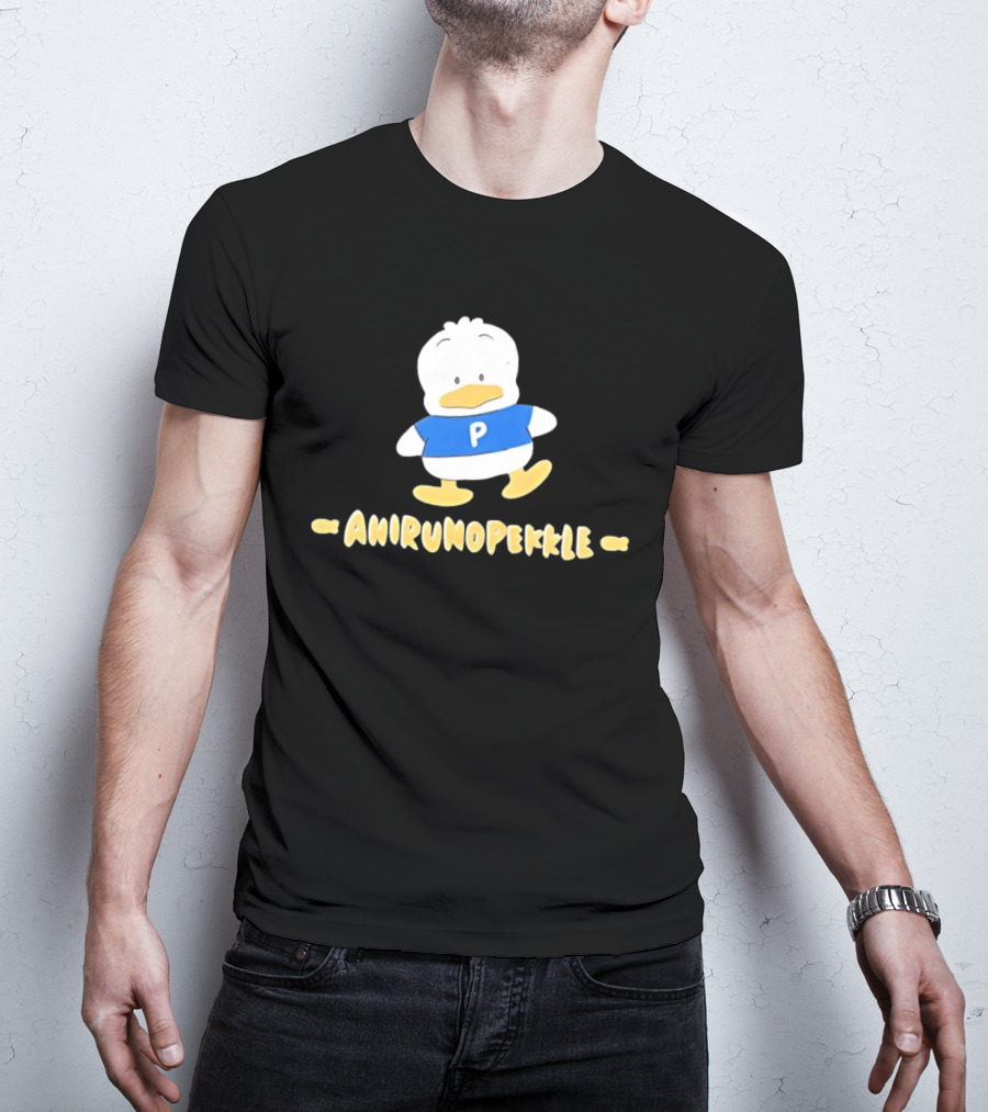 AhirunoPekkle P Blue Sanrio Character Duck T-Shirt