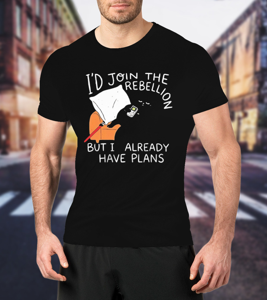 Lazy Cat Gaming Couch Rebellion Plans Funny Humor T-Shirt