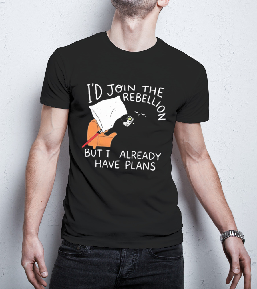 Lazy Cat Gaming Couch Rebellion Plans Funny Humor T-Shirt