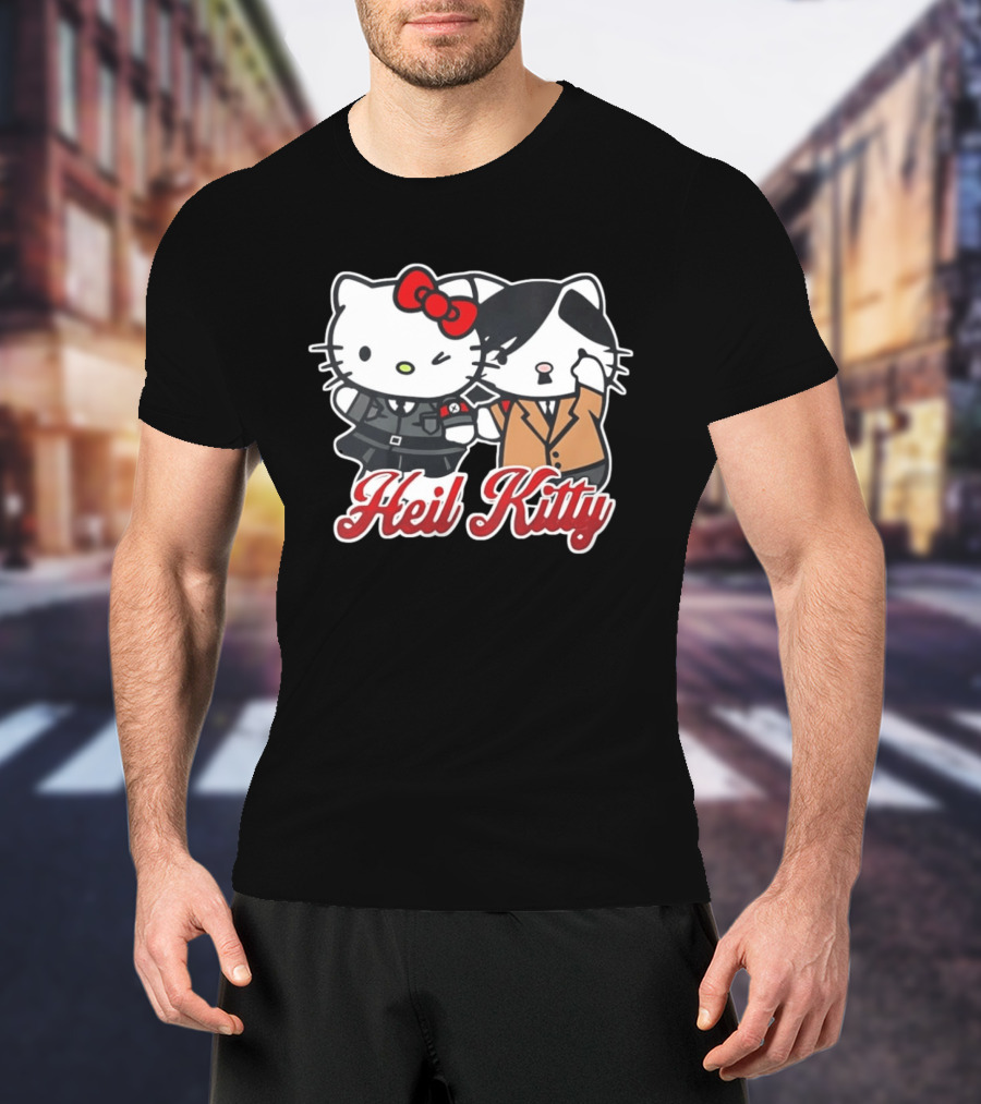 Heil Kitty Hitler Hello Kitty T-Shirt