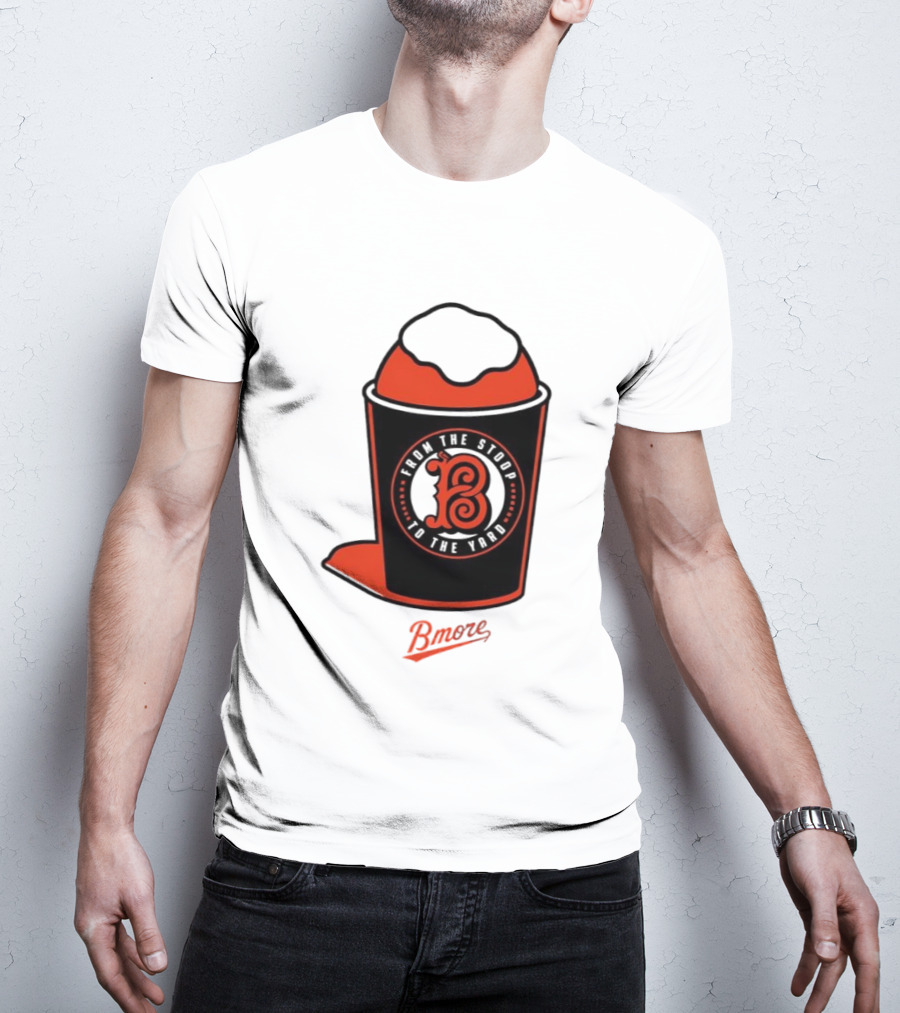 Baltimore Orioles From The Stoop To The Yard Bmore SnoCone T-Shirt