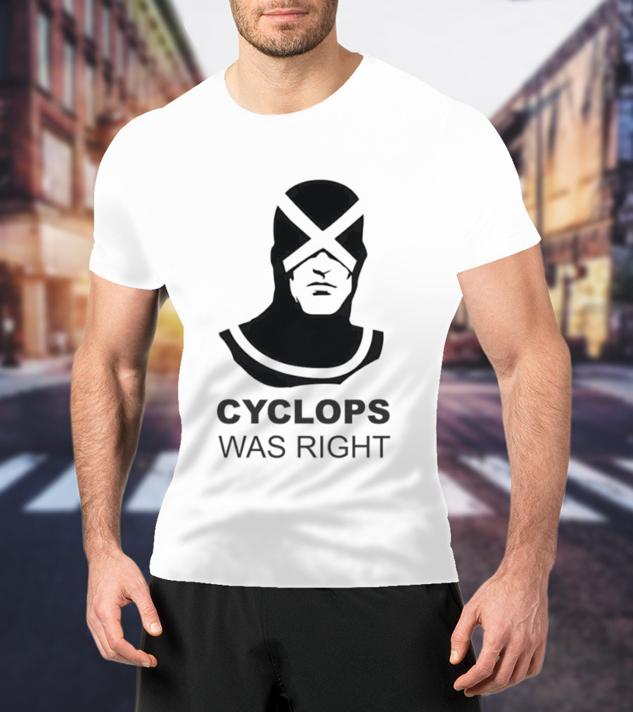 Cyclops Was Right X Men Marvel Comics T-Shirt