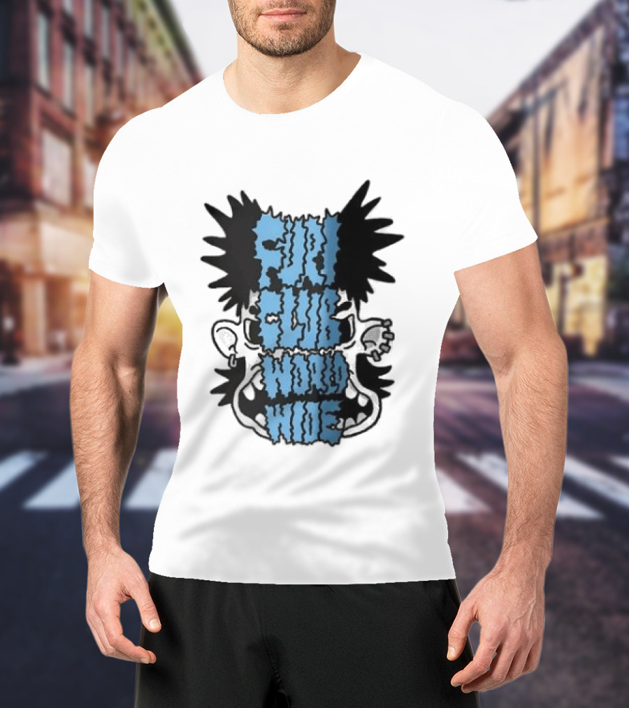 Furi Club Worldwide Skull Face T-Shirt