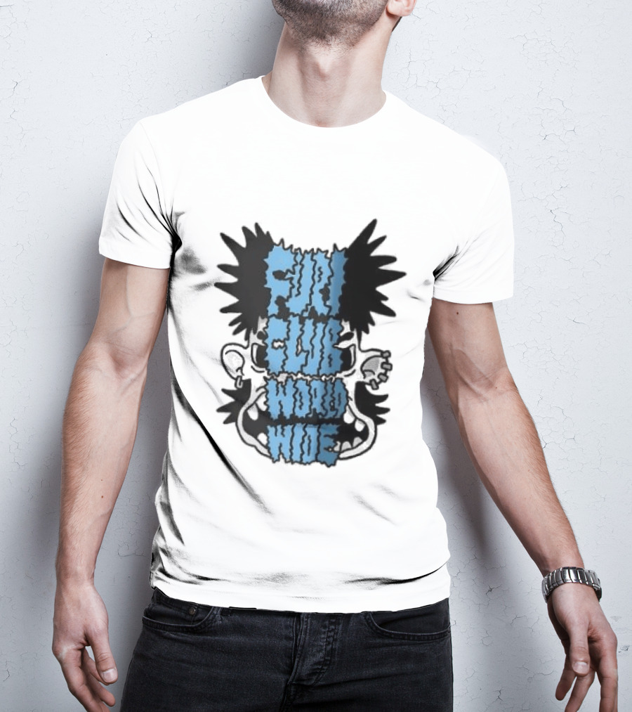 Furi Club Worldwide Skull Face T-Shirt
