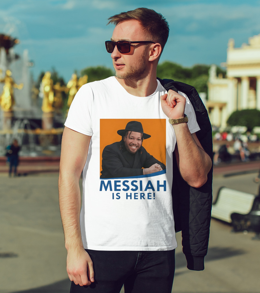 Jalen Brunson Nissim Black New York Knicks Messiah Is Here T-Shirt