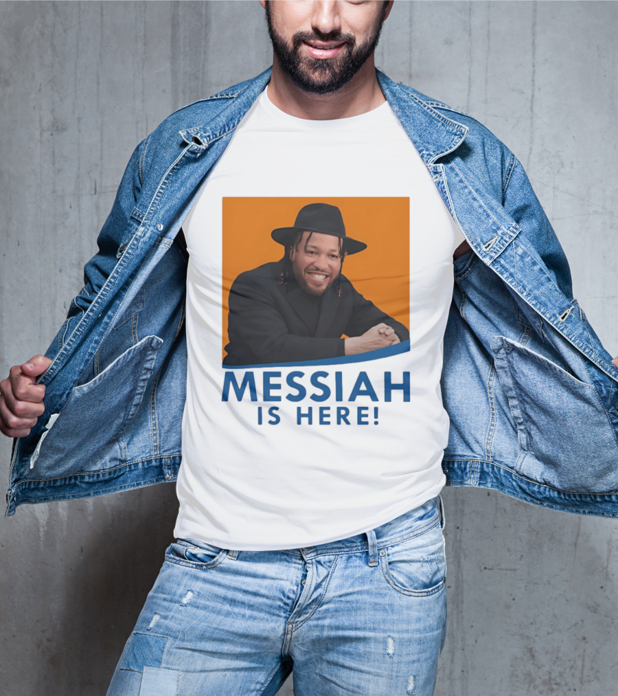 Jalen Brunson Nissim Black New York Knicks Messiah Is Here T-Shirt