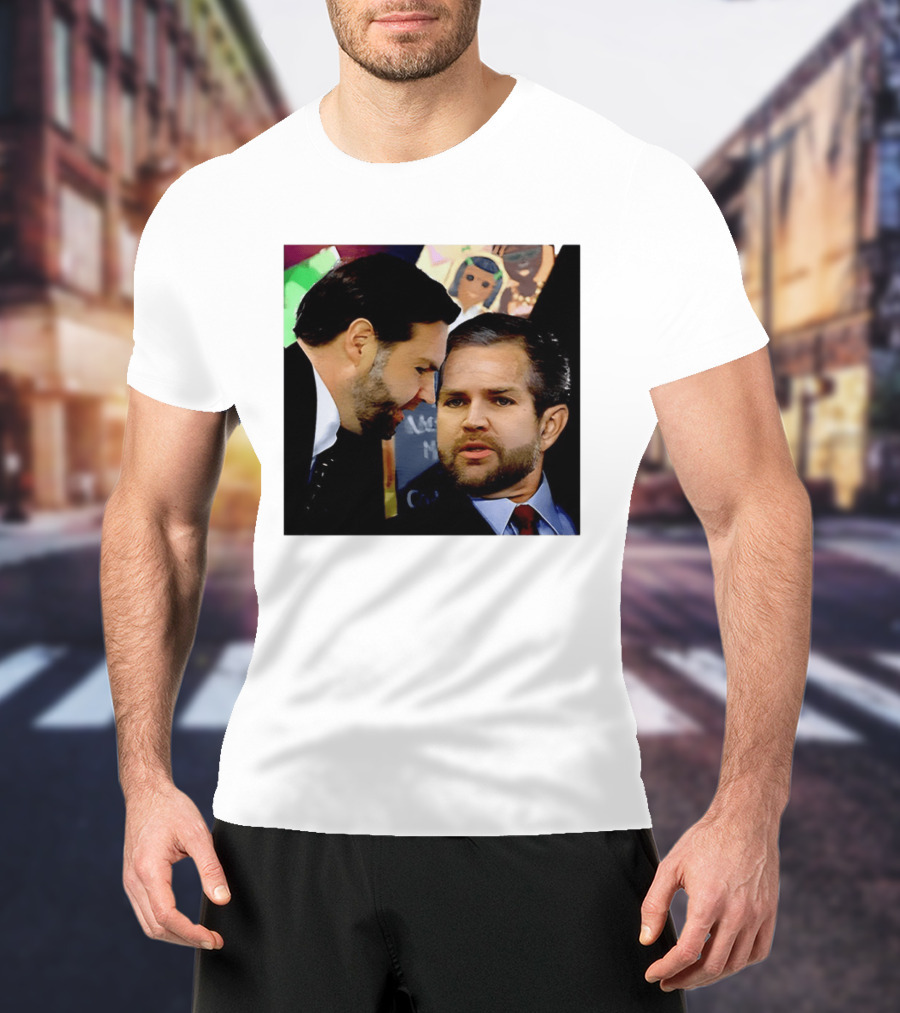JD Vance And Jerry Falwell Jr Whispering In The American T-Shirt