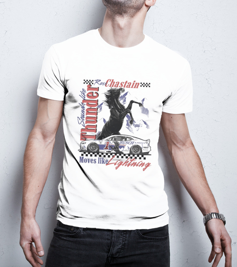 Ross Chastain Thunder Lightning Trackhouse Racing NASCAR T-Shirt