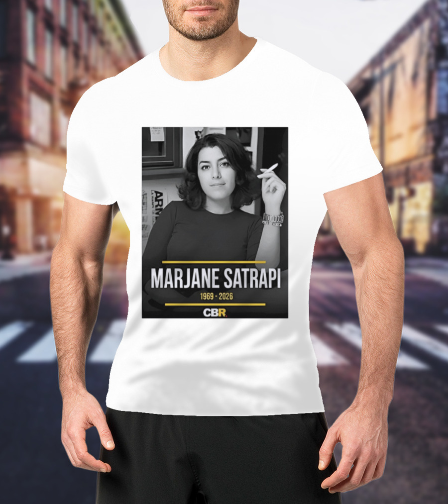 Marjane Satrapi 1969 2026 CBR Memorial T-Shirt