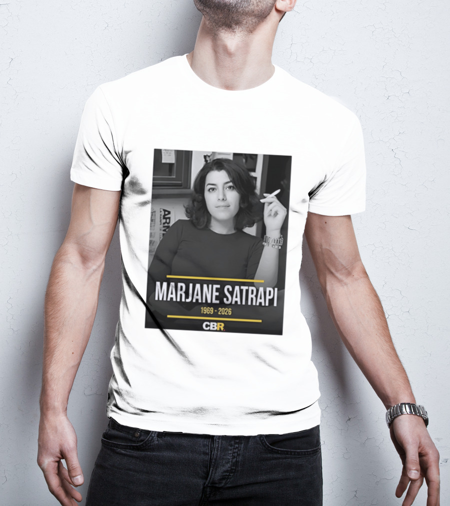 Marjane Satrapi 1969 2026 CBR Memorial T-Shirt