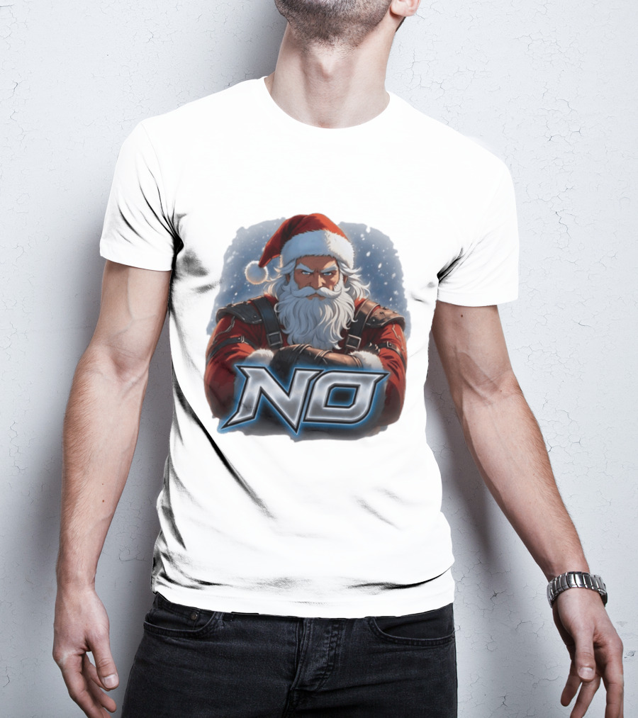 Santa Claus No Christmas Holiday Seasonal T-Shirt