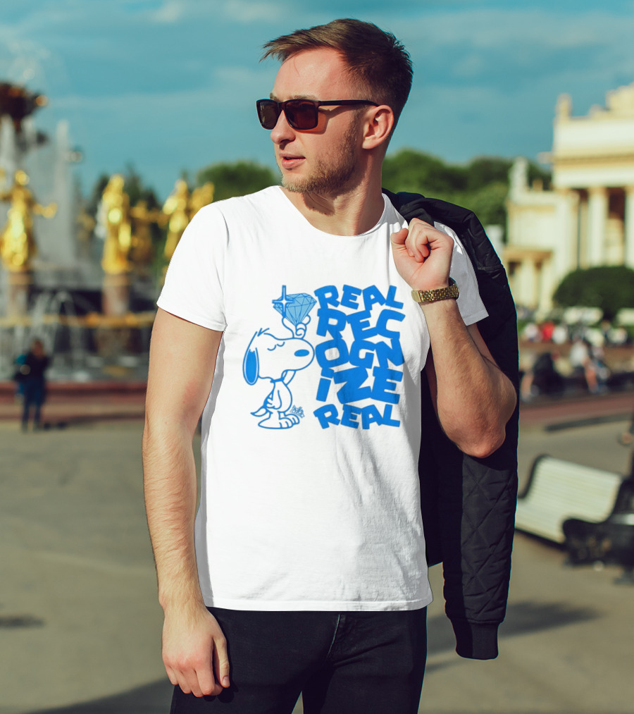 Snoopy Peanuts Real Recognize Real Diamond T-Shirt