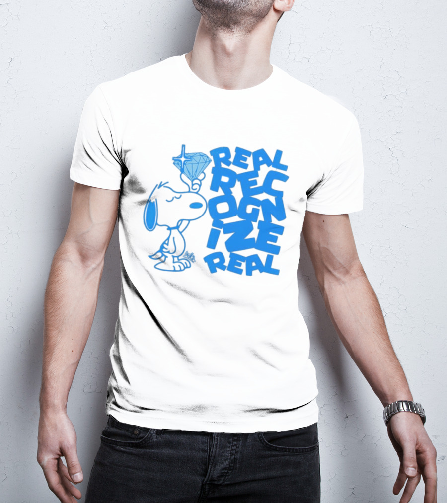 Snoopy Peanuts Real Recognize Real Diamond T-Shirt