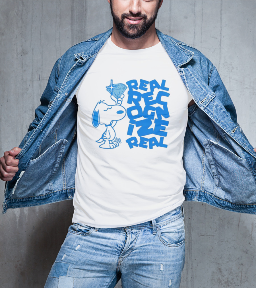 Snoopy Peanuts Real Recognize Real Diamond T-Shirt