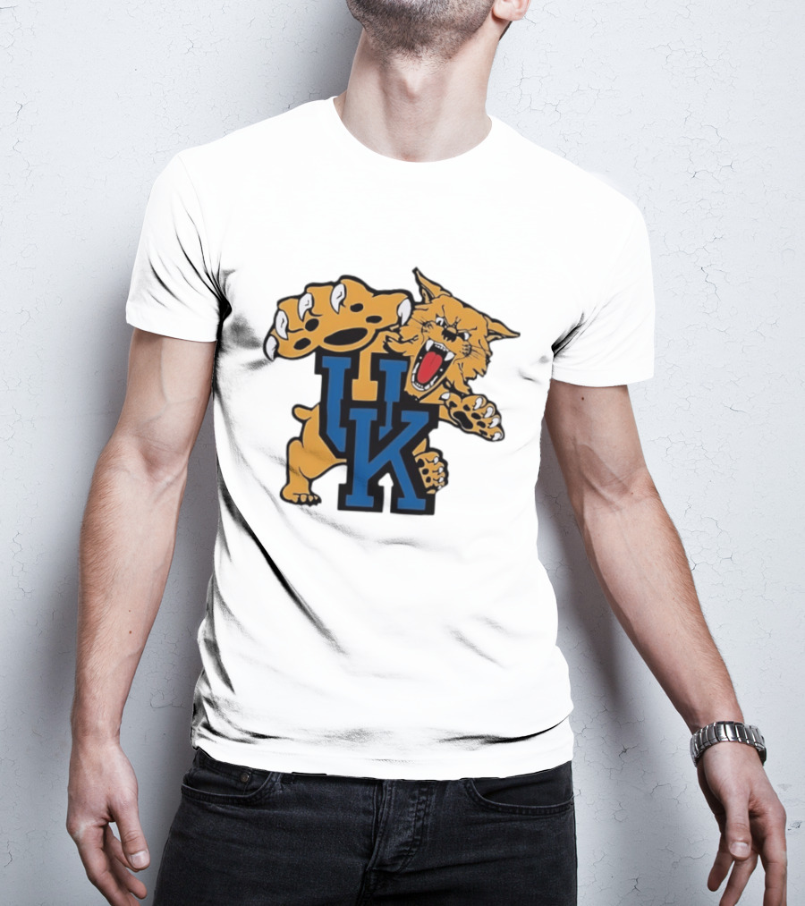 University Of Kentucky Wildcats UK Claw Mascot Sports Team T-Shirt
