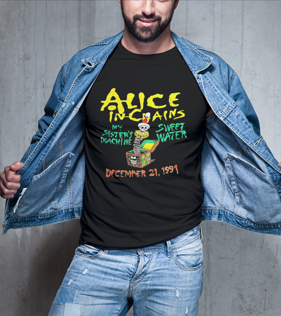 Alice In Chains My Sister's Machine Sweetwater December 21 1991 T-Shirt