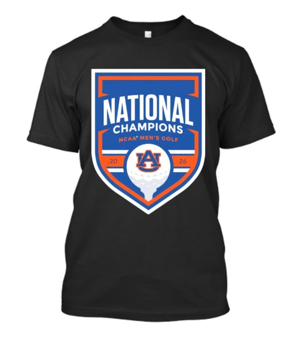 Auburn Tigers National Champions 2026 NCAA Men's Golf T-Shirt