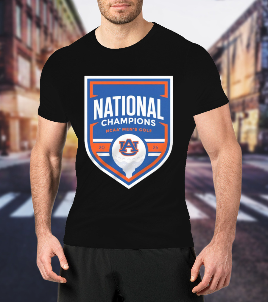 Auburn Tigers National Champions 2026 NCAA Men's Golf T-Shirt