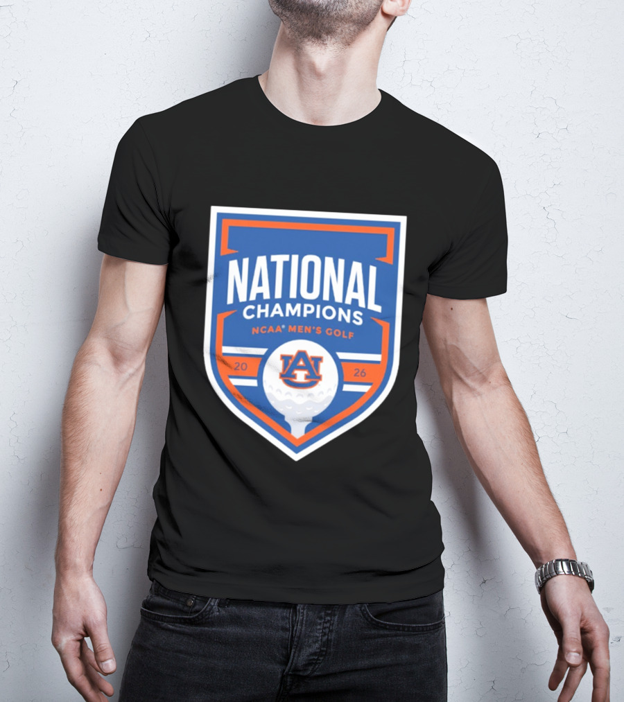 Auburn Tigers National Champions 2026 NCAA Men's Golf T-Shirt