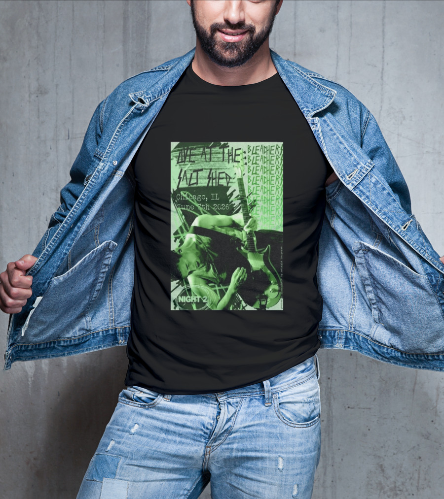 Bleachers Live At The Salt Shed Chicago June 7th 2026 Night 2 T-Shirt