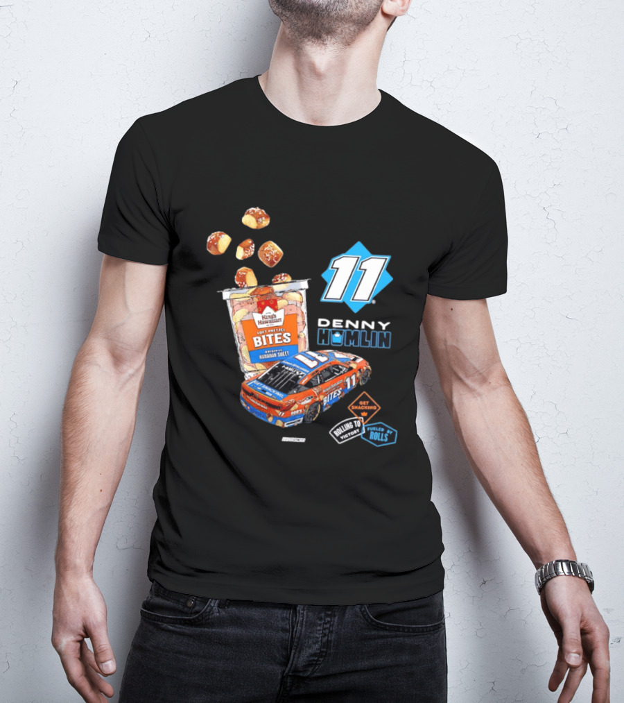 Denny Hamlin 11 Kings Hawaiian Soft Pretzel Bites Joe Gibbs Racing NASCAR T-Shirt