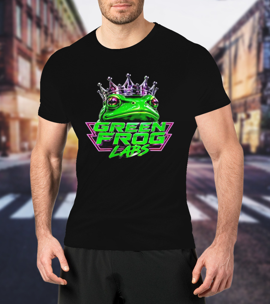 Green Frog Labs Crown Frog Royalty T-Shirt
