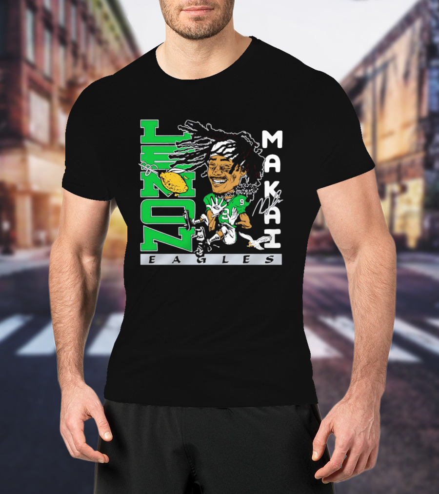 Lemon Zone Makai Eagles Jalen Hurts Philadelphia T-Shirt