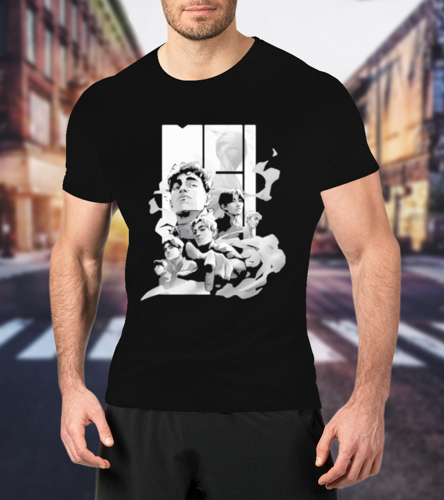 MSI Piece Of History Faces And Figures T-Shirt