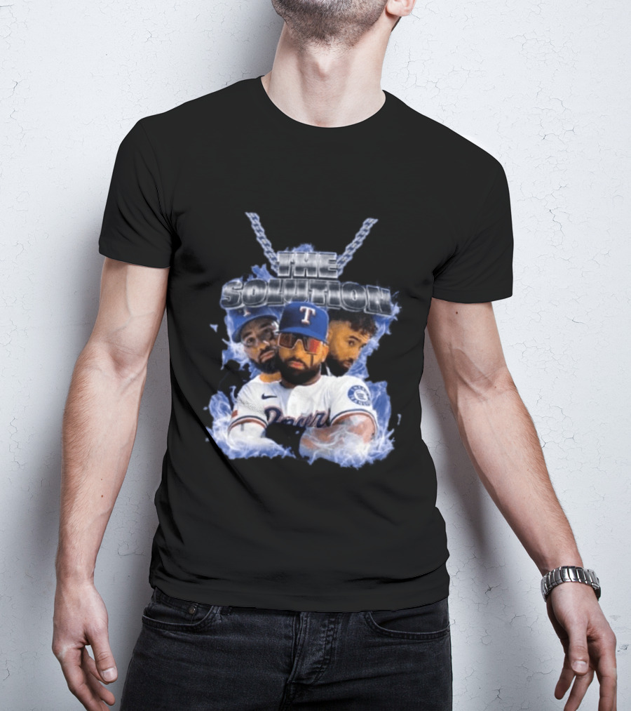 The Solution Ezequiel Duran Texas Baseball Player Chain T-Shirt