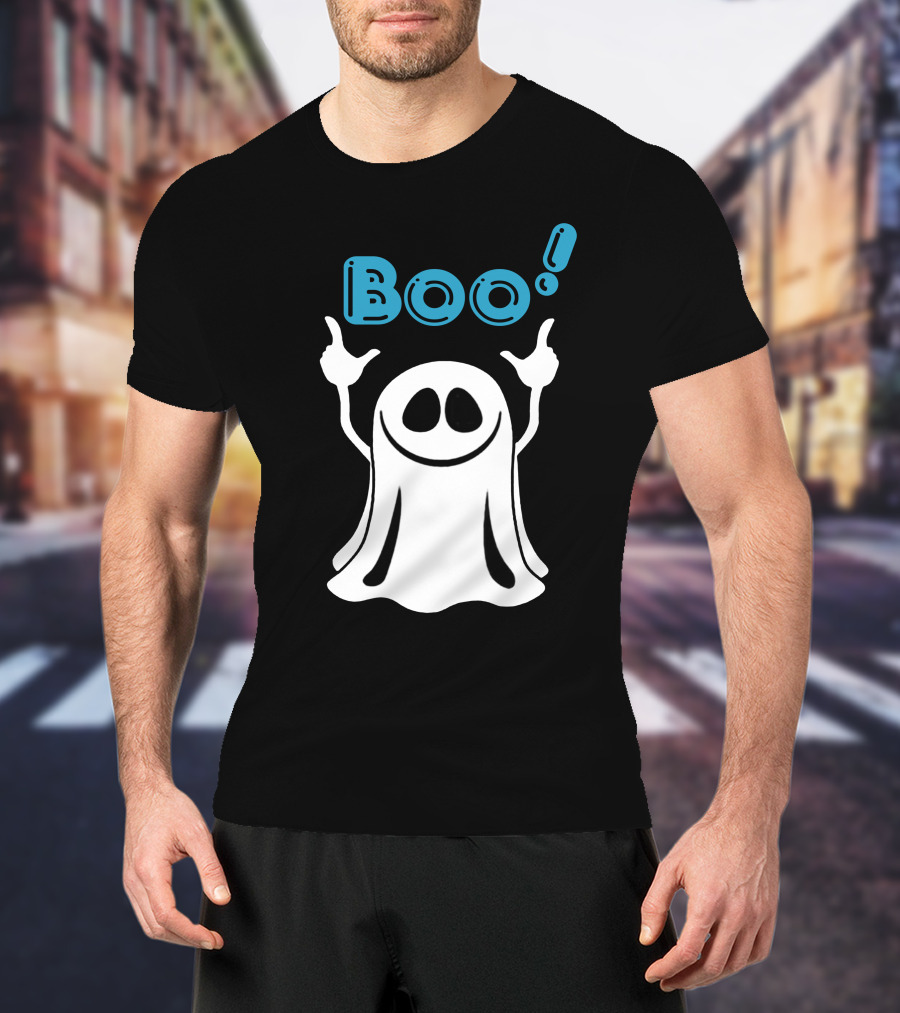 Boo Ghost Spooky Halloween Fun T-Shirt