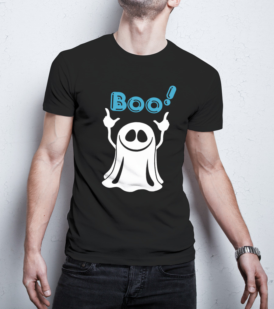 Boo Ghost Spooky Halloween Fun T-Shirt