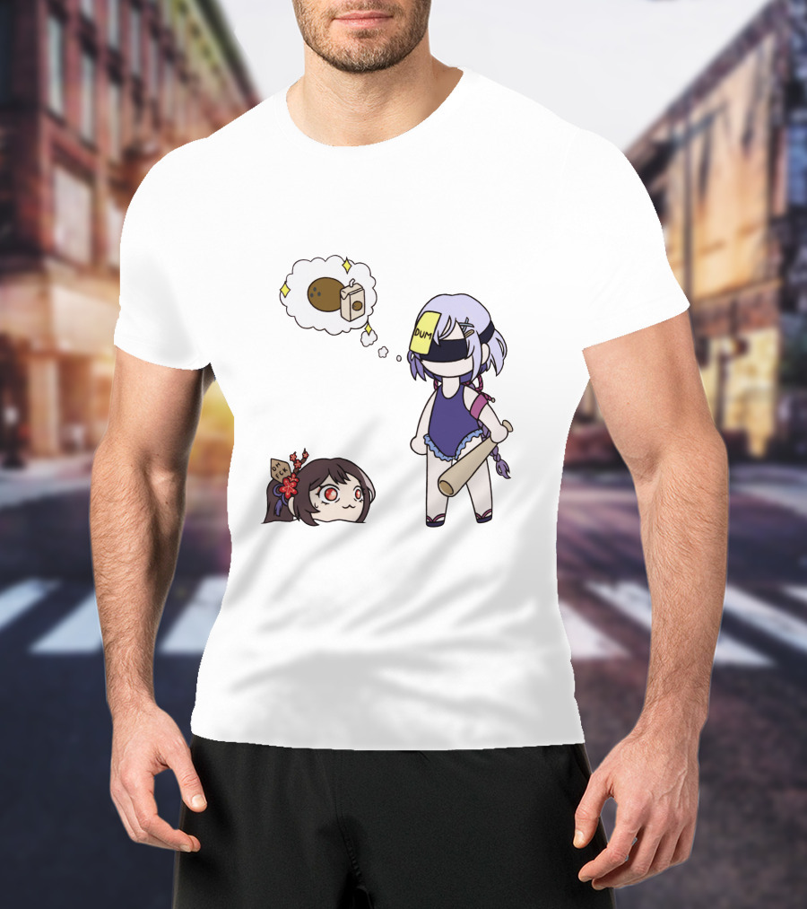 Qiqi Dumpling Vision With Hutao Adorable Interaction T-Shirt