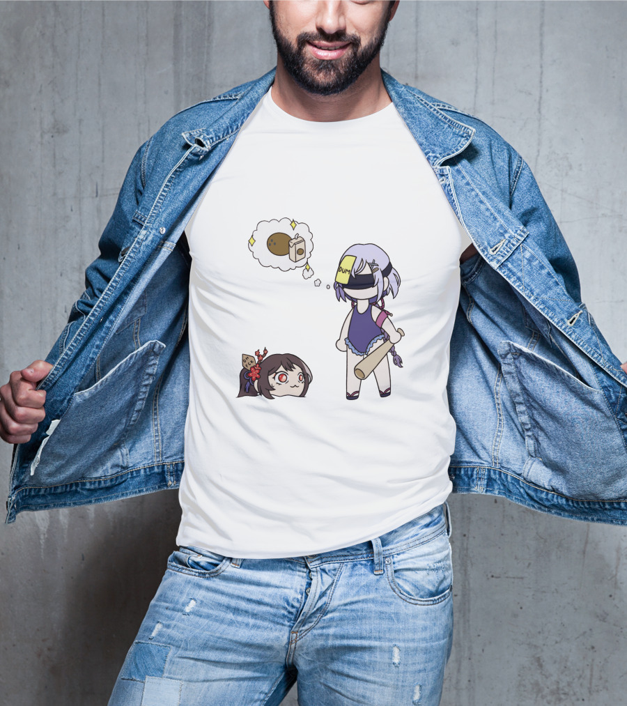 Qiqi Dumpling Vision With Hutao Adorable Interaction T-Shirt