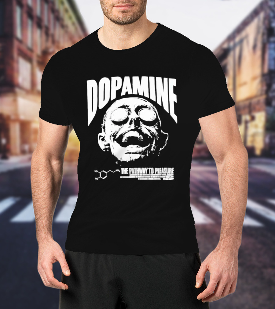 Dopamine The Pathway To Pleasure Molecular Formula Head T-Shirt