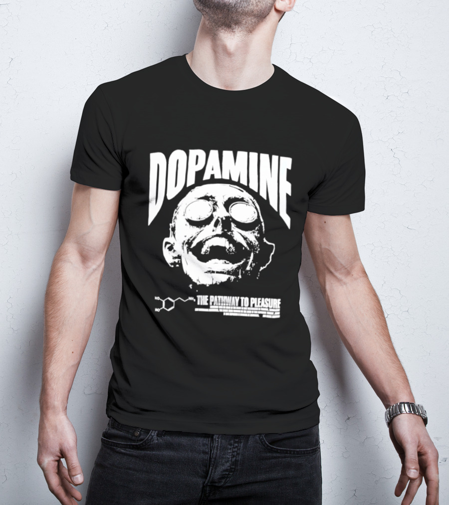 Dopamine The Pathway To Pleasure Molecular Formula Head T-Shirt