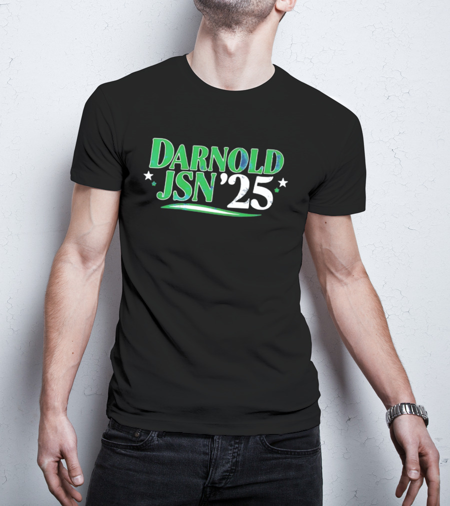 Darnold JSN '25 Stars Green And White T-Shirt