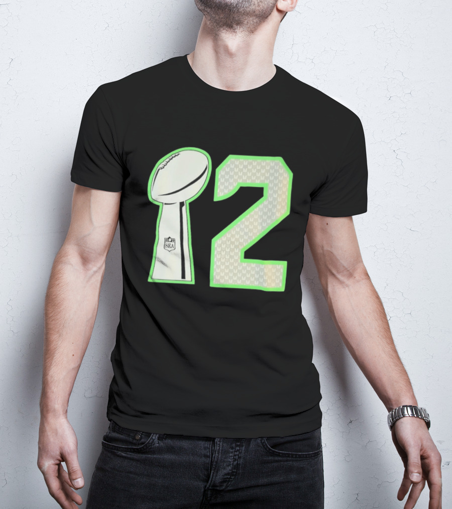Seattle Seahawks SEA 12 Football T-Shirt