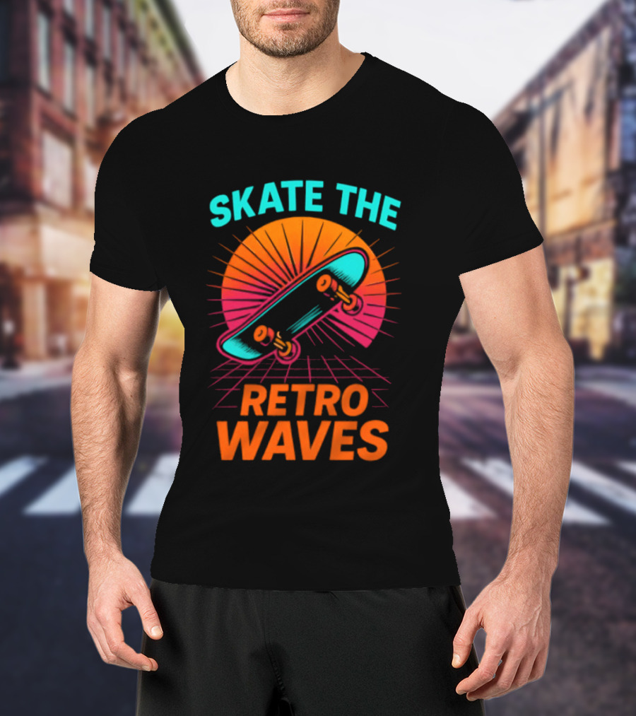 Skate The Retro Waves T-Shirt
