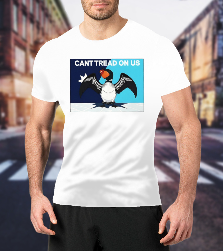 Can't Tread On Us MN State Bird Loon Protest Star T-Shirt