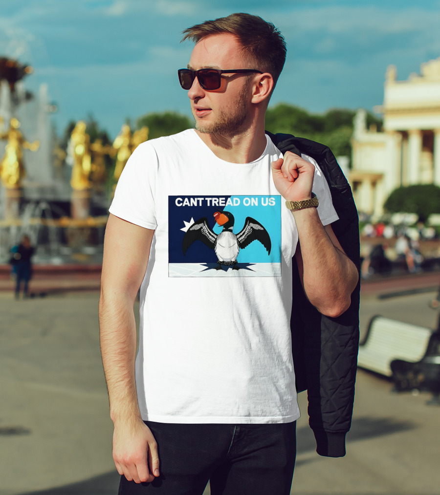 Can't Tread On Us MN State Bird Loon Protest Star T-Shirt