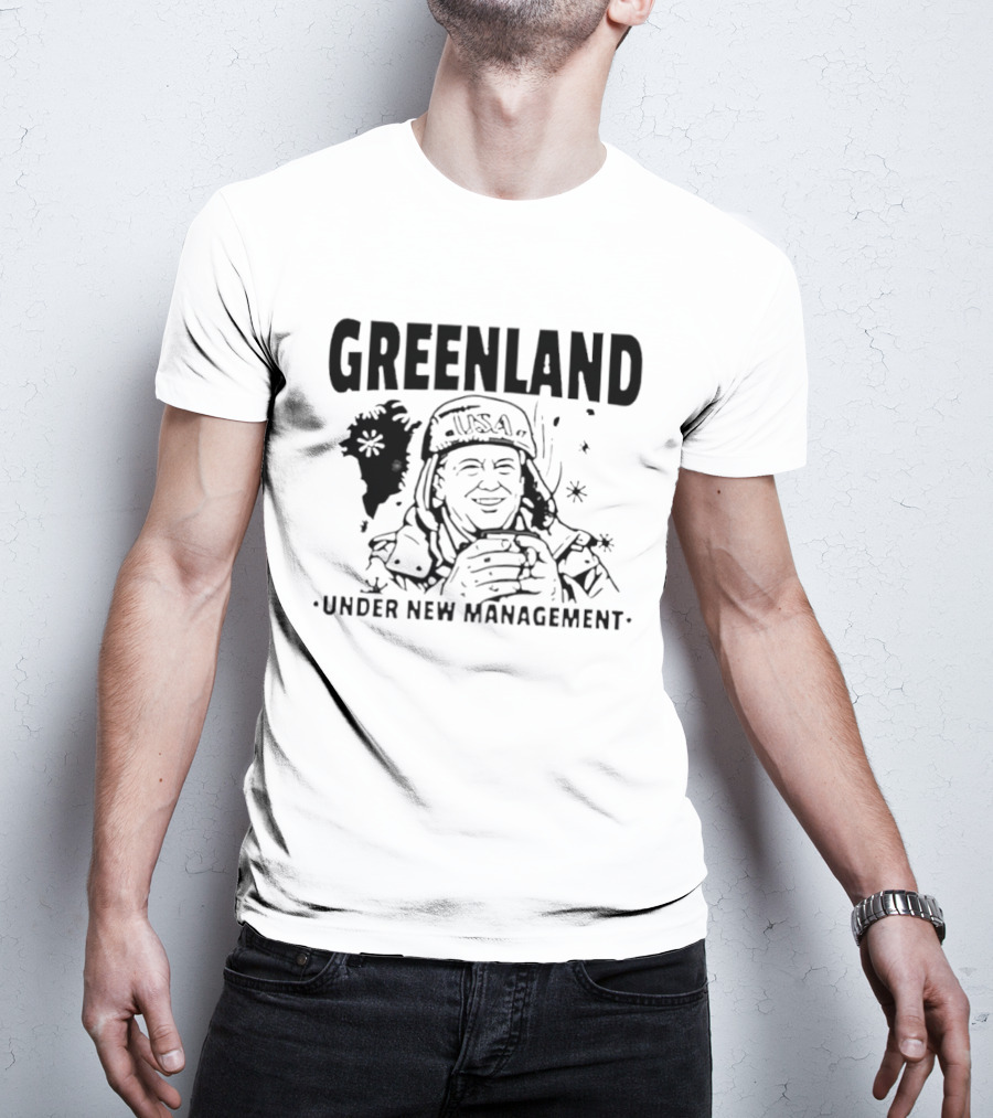 Greenland USA Hat Under New Management T-Shirt