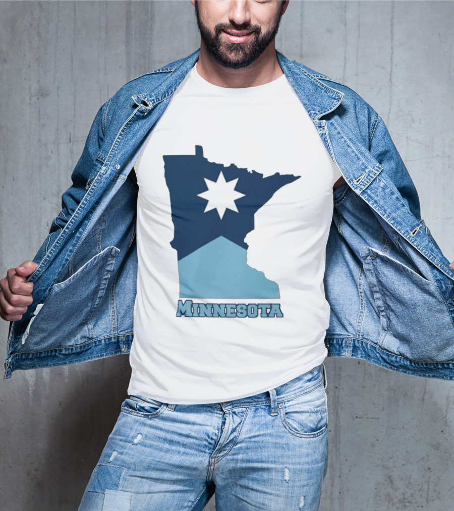 Minnesota Strong Star Map T-Shirt