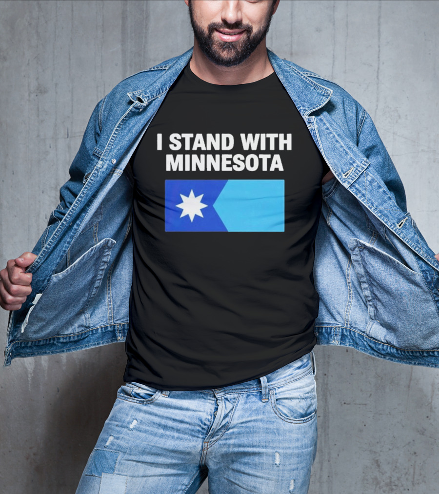 I Stand With Minnesota Flag Minnesota Strong T-Shirt