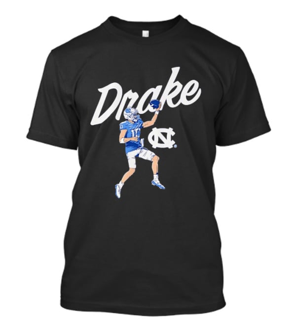 Drake Maye Finger Roll North Carolina Tar Heels Football UNC T-Shirt