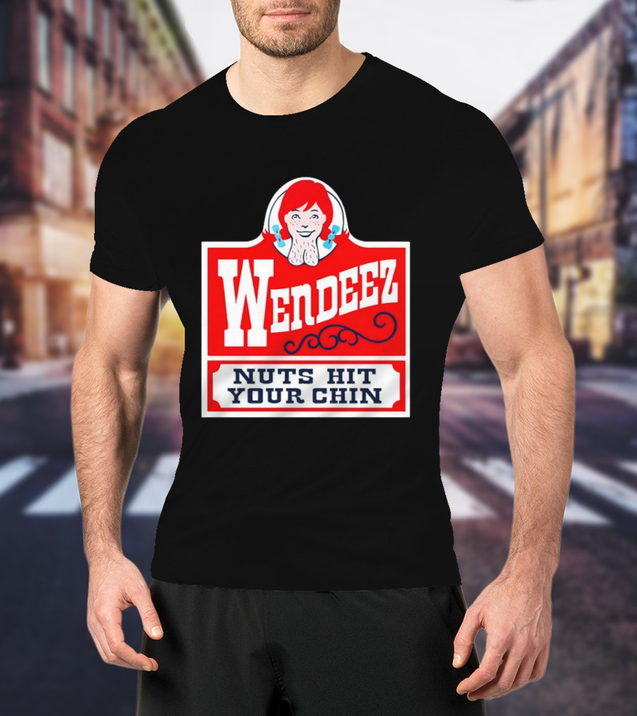 Wendeez Nuts Hit Your Chin Retro Fast Food T-Shirt