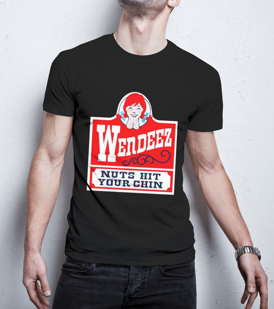 Wendeez Nuts Hit Your Chin Retro Fast Food T-Shirt