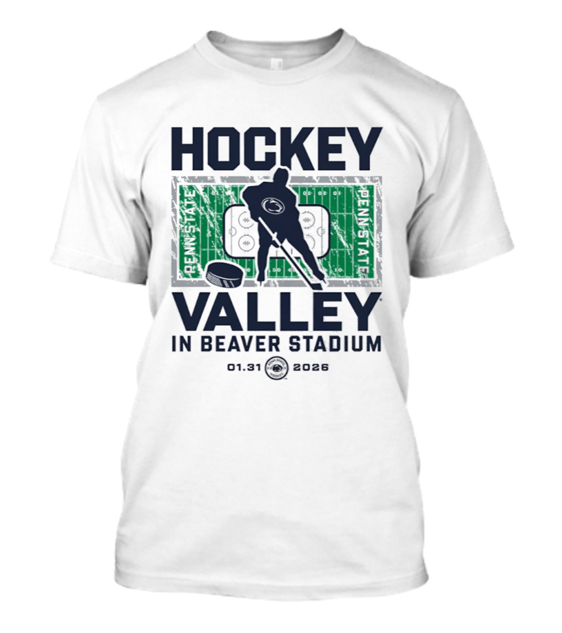 Penn State Nittany Lions Hockey Valley Beaver Stadium 2026 T-Shirt
