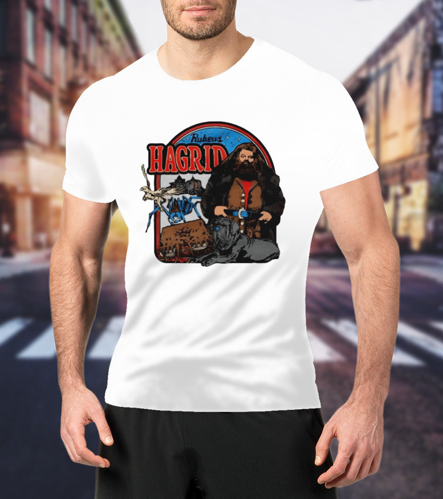 Rubeus Hagrid Aragog Buckbeak Fang Monster Book Of Monsters Hogwarts T-Shirt